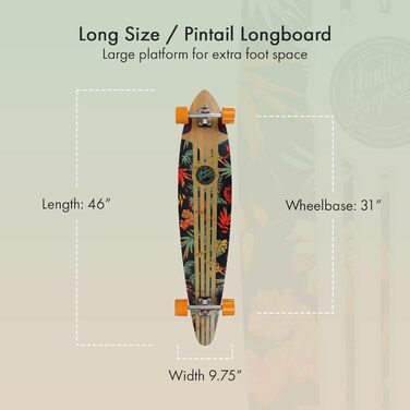 Безглузді лонгборди Maverick IV Talisman Longboard, унісекс, дорослий, помаранчевий, One size