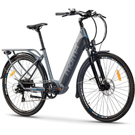 Велосипеди moma EBIKE28 PRO, алюміній, Shimano 7-шв., гідр. дискові гальма, акум. 48 В