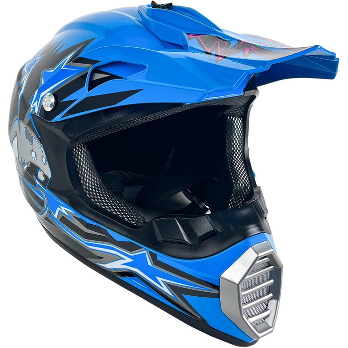 Дитячий мотокросовий шолом Fullface для MTB, ABS, з рукавицями, маскою та окулярами, для мотокросу, ендуро, ATV, Downhill