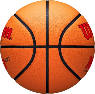 Офіційні баскетбольні м'ячі WILSON NCAA Evo NXT у приміщенні, розміри 6 і 7 розмір 7 - 29.5 (червоний/помаранчевий, розмір 6 - 28.5')