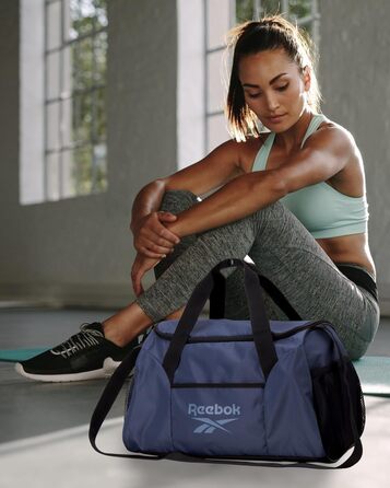 Сумка-дуфел Reebok Aleph Blue Small для подорожей та фітнесу, ручна поклажа, для жінок і чоловіків