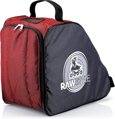 Рюкзак Rawstyle Inline Skate Bag з регульованими лямками (Black-bordeaux)