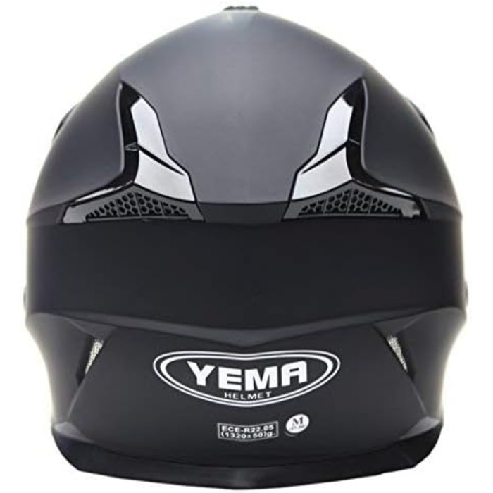 Мотокросовий шолом Yema YM-915, повнолицевий, для ендуро, квадроцикла, гірського велосипеда, BMX, MTB, сертифікат ECE, для дорослих, розмір L