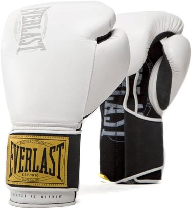 Боксерські рукавички Everlast 1910 Classic білі, 16 унцій, унісекс