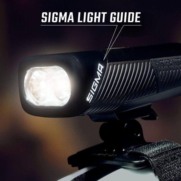 SIGMA Buster 1100 HL — велосипедна фара на шолом, 1100 люмен, акумуляторна, 5 режимів, швидке кріплення