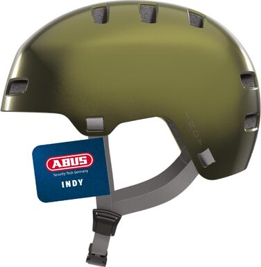Велошолом ABUS INDY для MTB, скейтборду, слоупстайлу та дерту, з покращеним захистом, для підлітків і дорослих