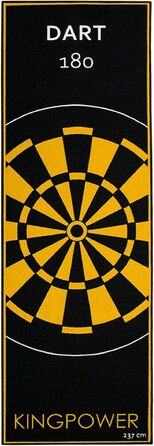 Аксесуари для дротиків Kingpower Dart Oche Mat жовтий 237x80 см