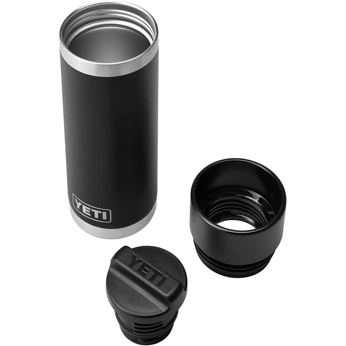 Термос пляшка YETI Rambler з кришкою Hotshot, чорний, 532 мл