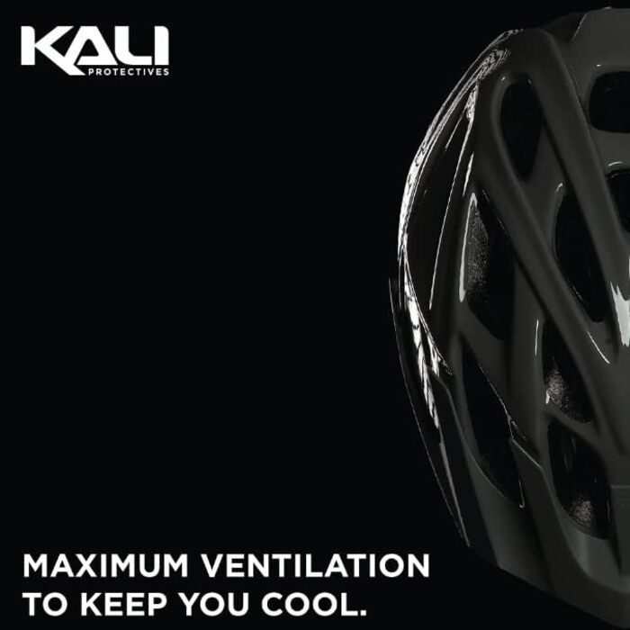 Велосипедний шолом Kali Chakra Solo Helmet Black 2022 (чорний, 52-57)