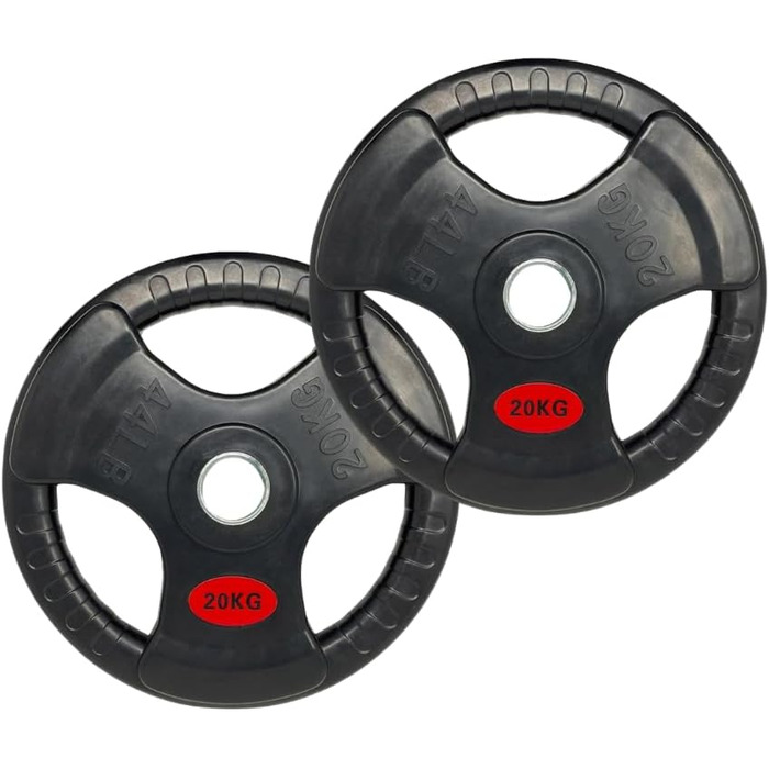 Набір пластин PH Fitness Premium Olympic Rubber Tri Grip 20 кг