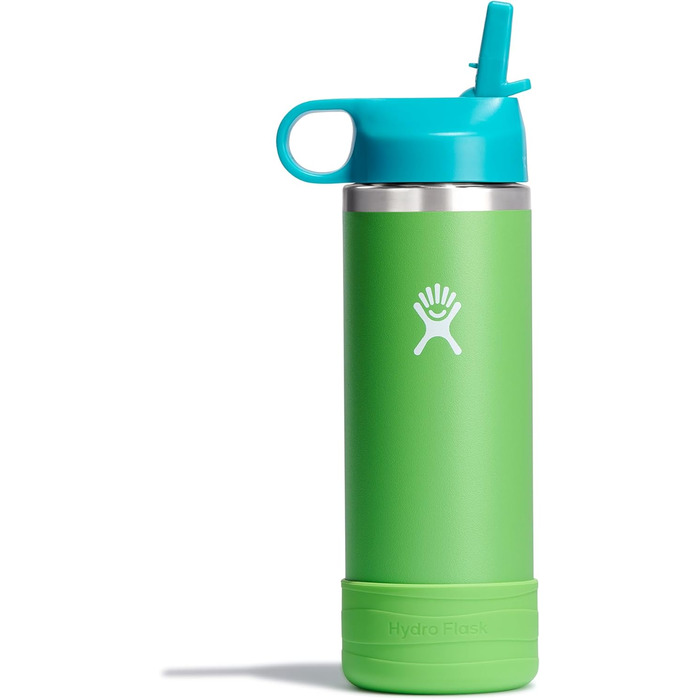 Термобутилка Hydro Flask 510 г з дитячою соломинкою і чохлом, широка горловина