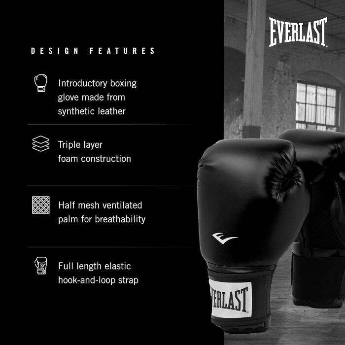 Боксерські рукавички Everlast Pro Style 2 для дорослих, унісекс