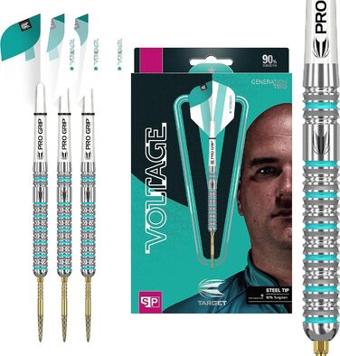 Мішені для дротиків Rob Cross 2 Gen 90% вольфраму Swiss Point 23 г Набір