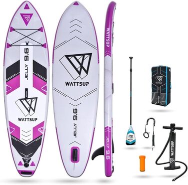 Надувна SUP-дошка Wattsup Jelly 9'6'' для жінок, різнокольорова