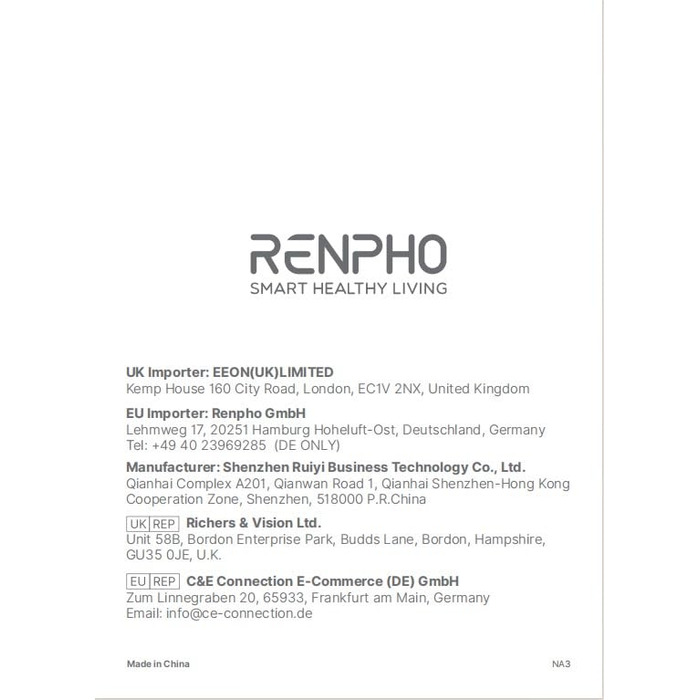 Масажний пістолет з подовжувачем, масажний пістолет RENPHO Extended Масажний пістолет для рук, потужний масажний пістолет для глибоких тканин, перкусійний пістолет для масажу м'язів для спортсменів із зарядкою типу C, чорний