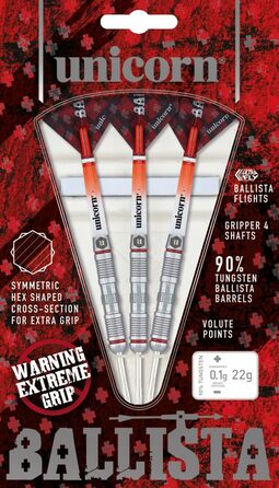 Наконечник Unicorn Darts Ballista, 90% вольфрам, 26 г (стиль 2)