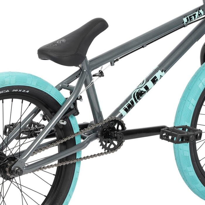 Велосипед BMX Jet Wolf 20 (сіро-бірюзовий) для фрістайлу