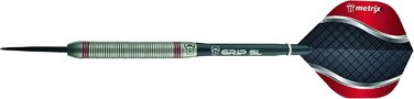 Професійний дартс Artos Steel Dart 80% вольфраму, 3 дротики, м'ятний, червоний, мідний, якісні льотні характеристики