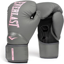 Рукавички Everlast Elite 2, сірий/рожевий, 283,5 г