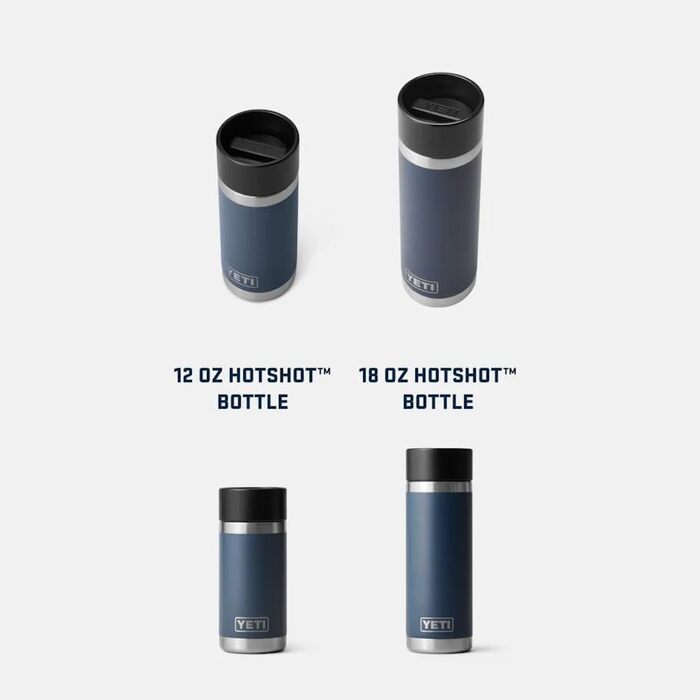 Термос-бутилка YETI Rambler Hotshot, вакуумна, нержавіюча сталь, з кришкою Hotshot, 354 мл, колір вугільний