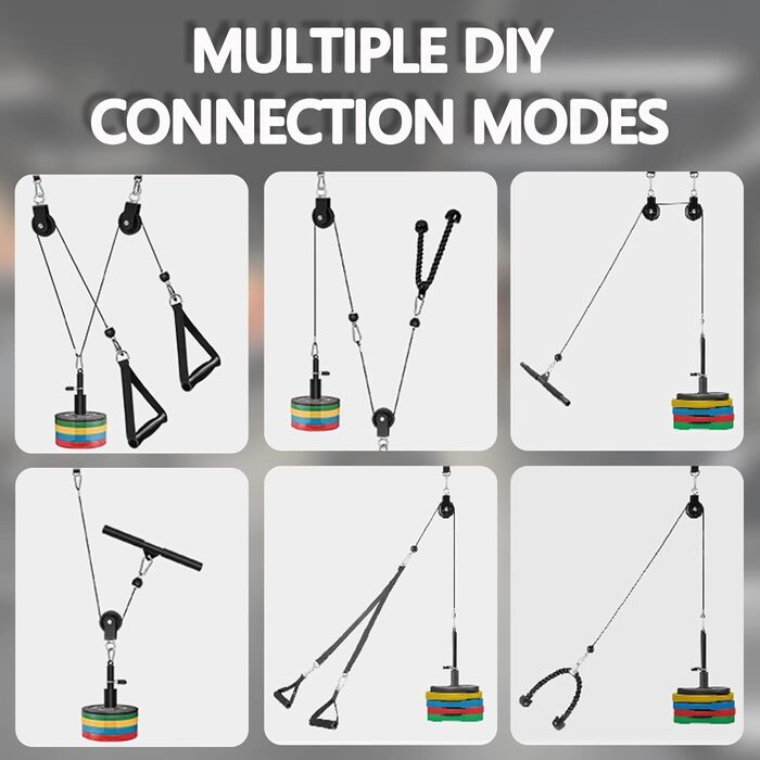 Фітнес-набір Favuit Cable Pull підтягування Lat, канат на трицепс, DIY шків