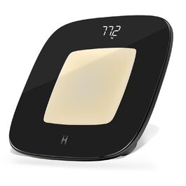 Електронна вага HoMedics glo з нічником, сенсором руху, з екологічного пластику, точне вимірювання ваги, скляна поверхня