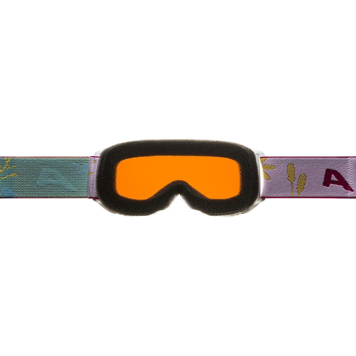 Окуляри ALPINA Unisex Kid, Piney Ski Goggles, матові з білими квітами