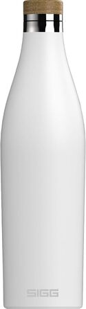 Термос-бутилка SIGG Meridian, герметична, 0,5/0,7 л, подвійна стінка з нержавіючої сталі 18/8, бамбукова кришка, BPA та пластику немає