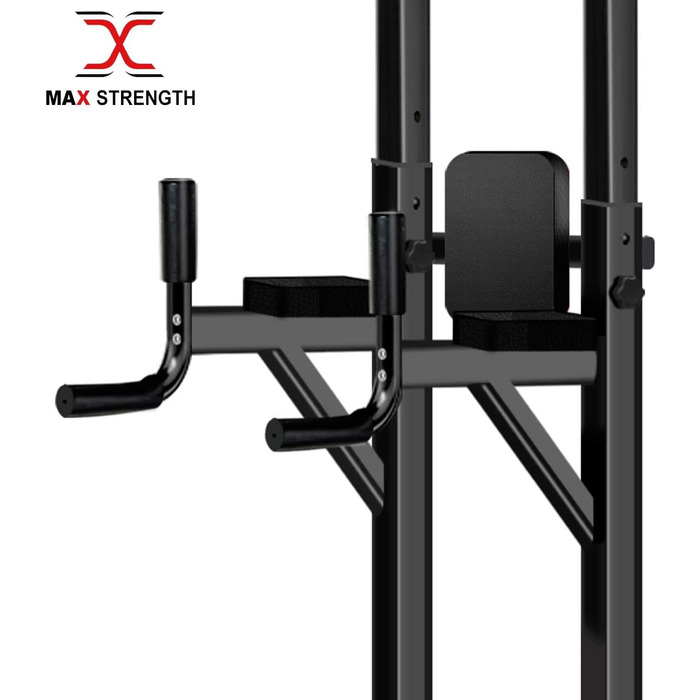 Діп-станція MAXSTRENGTH Multi Gyms Power Tower, чорний