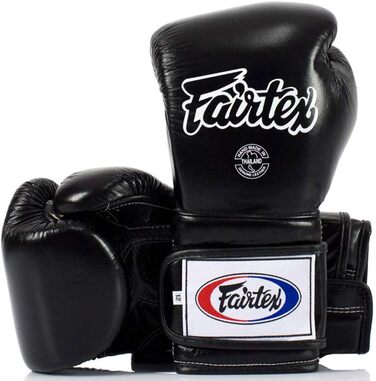 Боксерські рукавички Fairtex BGV9 14 унцій чорні