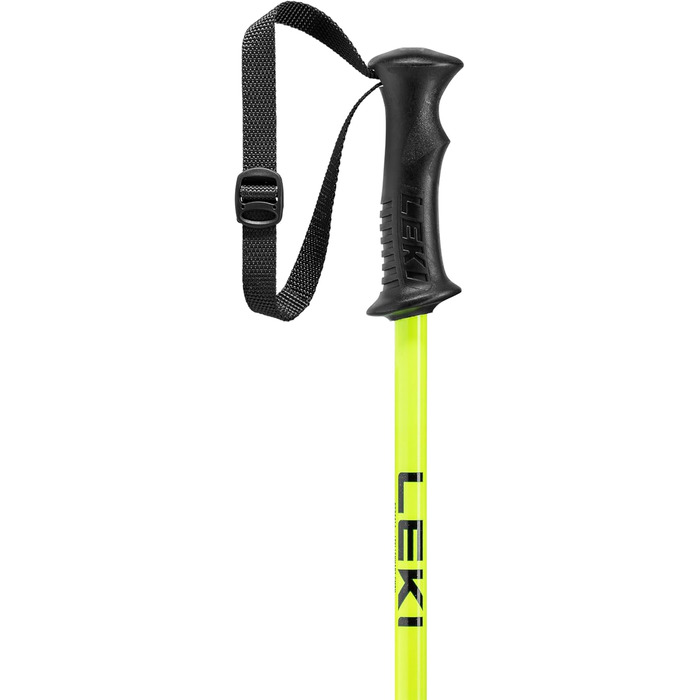 LEKI Lightning 3D лижні рукавички з пальцями, чорні/жовті/білі, 100 см