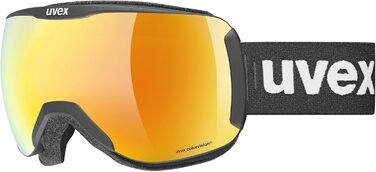 Лижні окуляри Uvex Unisex Downhill 2100 CV ( в упаковці) один розмір чорний килимок/оранжево-зелений