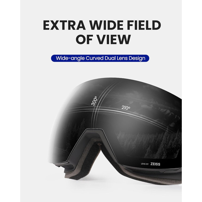 Окуляри OutdoorMaster Ultra від ZEISS, OTG, антизапотівають, магнітні