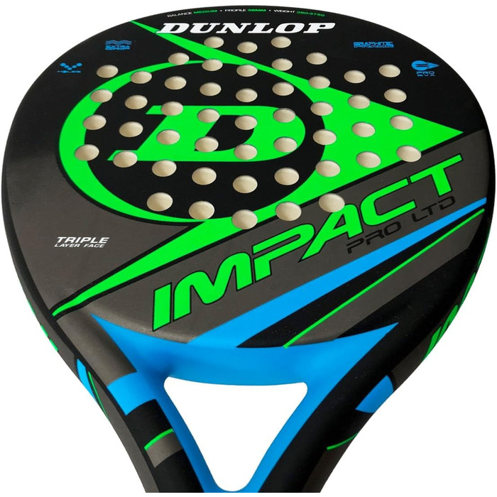 Унісекс Adult Impact X-Treme Pro Ltd Шорсткий (зелений). Ракетка Padel, зелена, звичайна