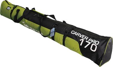 Сумка BRUBAKER Henry Ski Bag Carver PRO 2.0 жовто-зелена/чорна 170 см