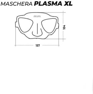 Маска C4 Plasma XL для апное та підводного полювання, біла
