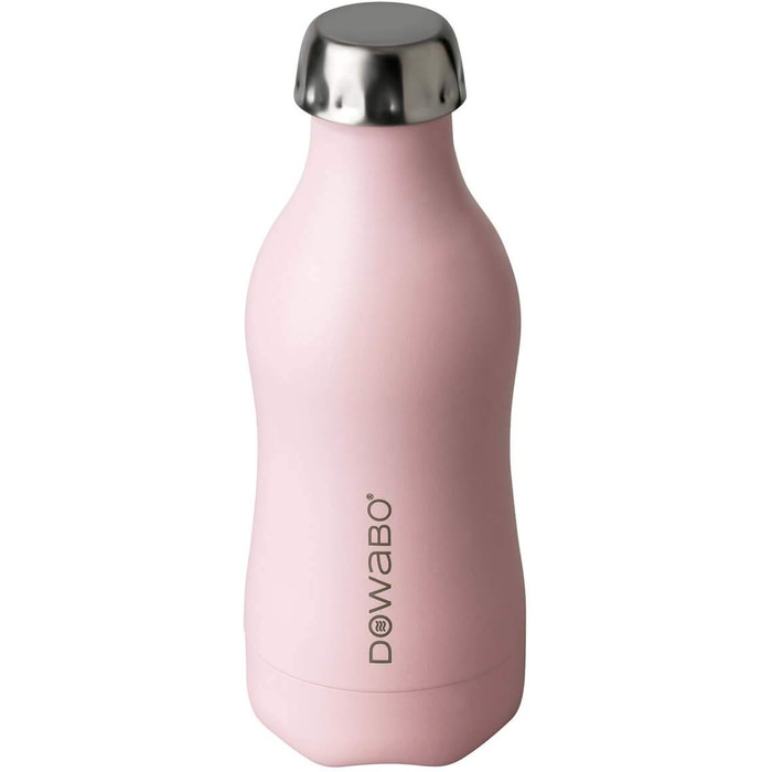 Колекція коктейлів Dowabo Water Bottle - газована ізольована пляшка з нержавіючої сталі - 12 годин гаряча та 24 години холодна - мл (350, Flamingo)