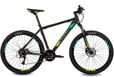 Чоловічий гірський велосипед Airtracks 27,5 дюймів Hardtail MTB Bike MB.2725 Shimano Acera 21 швидкісний перемикач - висота рами 46 см і 51 см - модельний рік 2024 51 см (висота 180-190 см)