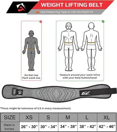 Пояс для важкої атлетики AQF 15.2c широкий неопреновий вигнутий пояс підтримки спини, пояс для підтримки попереку, пояс для силових тренувань, тренувальний пояс, пояс для бодібілдингу чоловічий daen (XS, сірий)