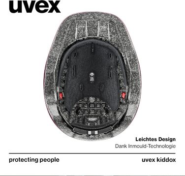 Дитячий кінний шолом uvex kiddox, легкий, з індивідуальним регулюванням розміру, оптимальна вентиляція, блискучий дизайн