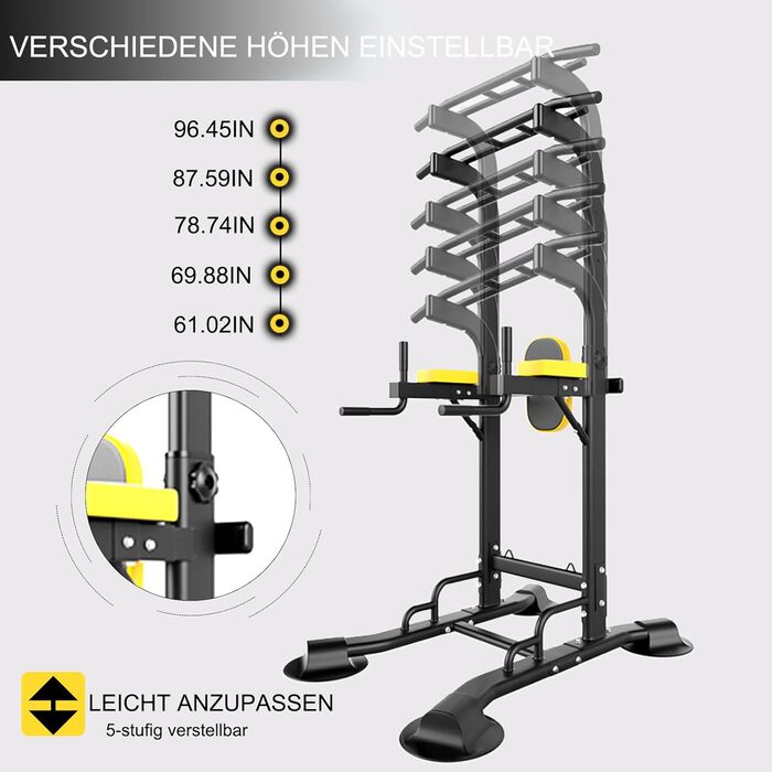 Діп-станція Leiblsufo Power Tower, регульована, навантаження до 160 кг