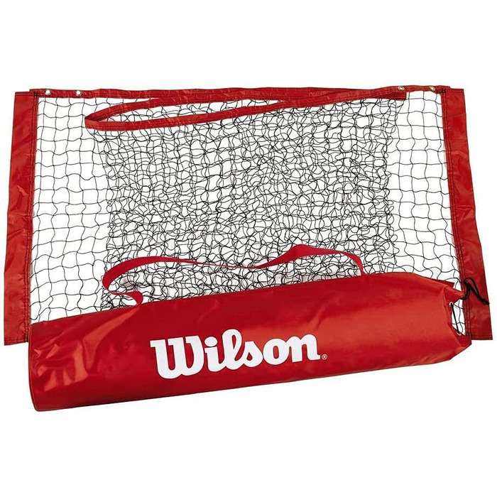 Сітка для бадмінтону Wilson EZ 3,05 м червоно-чорна