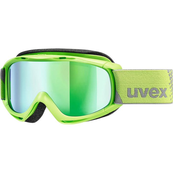 Окуляри Uvex Kids Slider FM Lightgreen/green-lasergold