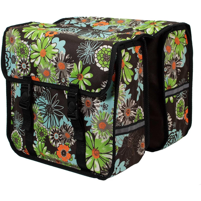 Велосипедна сумка BikyBag Classic Doppel для багажника, зелена