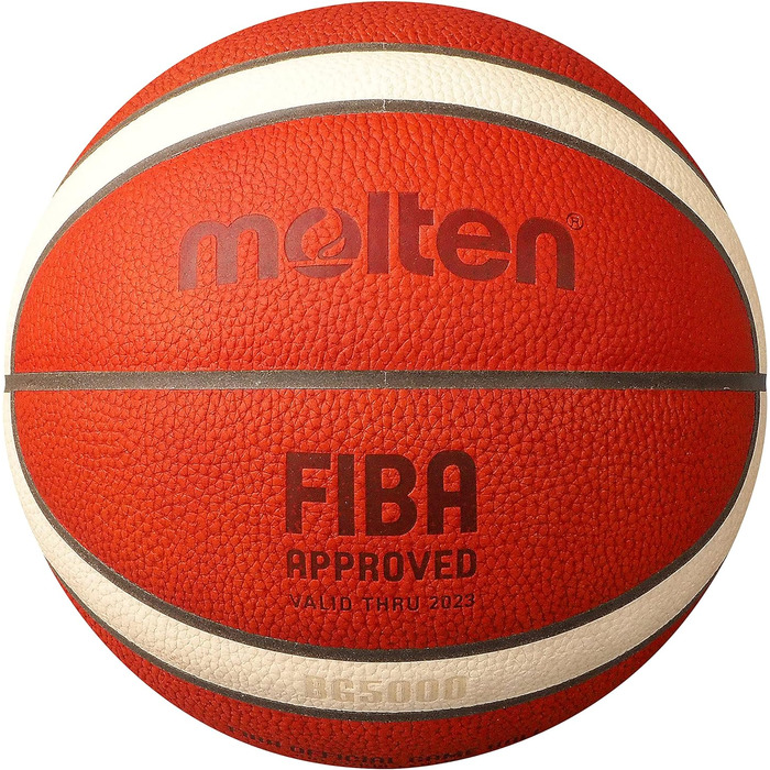 Баскетбольний м'яч  Molten BG5000 - Баскетбольний м'яч FIBA, натуральна шкіра, розмір 6, 7