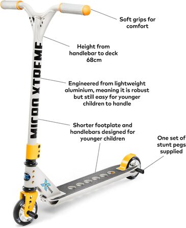 Мікромобільність Stundscooter MX Trixx 2.0 (жовтий)