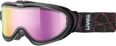 Окуляри для гірськолижного спорту Uvex Comanche One size Black/Litemirror Pink