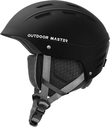 Шолом OutdoorMaster Kelvin II матовий чорний (S) з вентиляцією