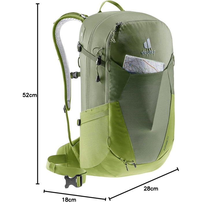 Рюкзак туристичний Deuter Futura 23 л, хакі-зелений