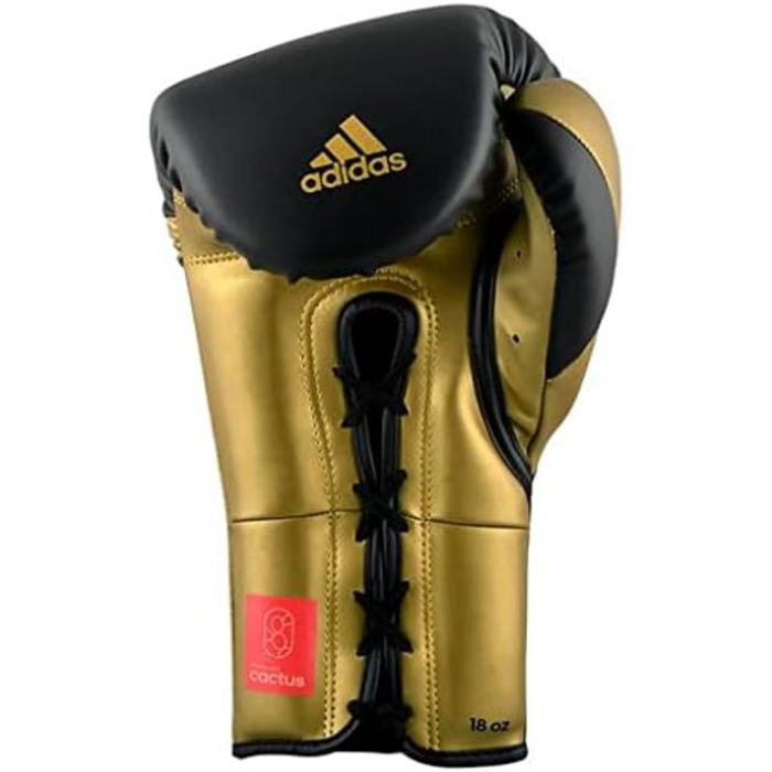 Боксерські рукавички adidas Tilt 350 Pro з шнурівкою, унісекс, веганська шкіра, для боксу, кікбоксингу, MMA, з новою технологією нахилу